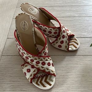 Brand New Women’s Ash Embroidered Platform heels